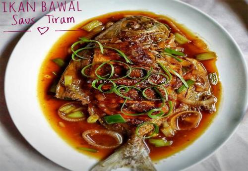 ikan-bawal-saus-tiram | Luvinary.com - Luv Indonesian Culinary 